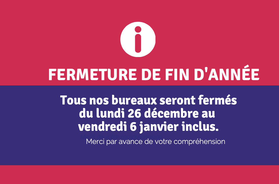 Fermeture de fin d année